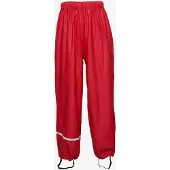 CeLaVi Regenhose Hose m. Träger - PU - Rot - - 80 - Regenhosen