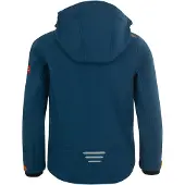 TROLLKIDS Jungen Trollfjord Softshelljacke mystic blue/golden yellow 104