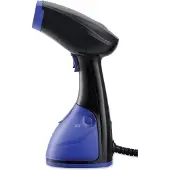Heinner HGS-1600BK, Tragbare Dampfbürste, 0,25 l, Schwarz, Blau, Tasten, Handschalter, 20 g/min