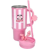 PENFection - To Go Cup With Straw - Pink - 470 ml