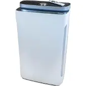 Unold 87610 Luftreiniger+ Luftbefeuchter Omega - Weiß, entfernt Pollen, Staub, Viren, Allergene, Rauch, Räume bis160 m²