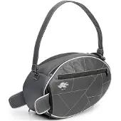 Kappa RUGBY Tasche Dunkelgrau 38x16x25 cm 14,5 l mit silbernem Rand