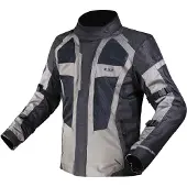 LS2 Scout wasserdichte Motorrad Textiljacke, schwarz/dunkelgrau, L