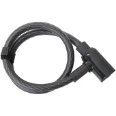 Contec Kabelschloss Powerloc 15 mm X 85 cm, Schwarz