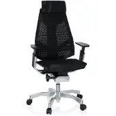 Hjh OFFICE GENIDIA PRO - High End Bürostuhl Schwarz