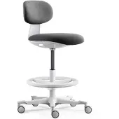 Hjh OFFICE Arbeitsstuhl WORK MF2 W Arbeitsstuhl ohne Armlehnen Stoff