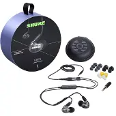 Shure AONIC 4, Kabelgebunden, Anrufe/Musik, 20 - 19000 Hz, 21,1 g, Kopfhörer, Schwarz, Grau, Durchscheinend