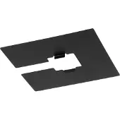 SLV 1 SYSTEM, Abdeckung, L: 10 B: 10 cm, schwarz 1008149
