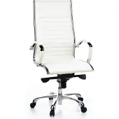 Hjh OFFICE PARMA 20 - Profi Chefsessel Cremeweiß