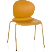 Hjh OFFICE Vierfußstuhl T36 VI Kunststoff Stuhl bis 130 kg belastbar