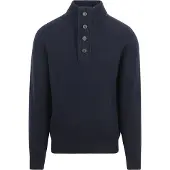 Barbour Pullover Wolle Grün Dunkelblau