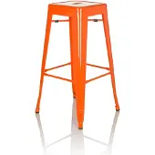 Hjh OFFICE Barhocker VANTAGGIO HIGH Metall Hocker bis 150 kg belastbar Sitzhöhe 77 cm