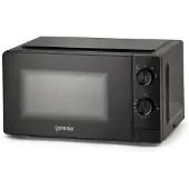 Hisense Gorenje MO20CE1B5, Arbeitsplatte, Kombi-Mikrowelle, 20 l, 700 W, Drehregler, Schwarz