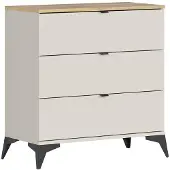 Petits-meubles Kommode Naya mit 3 Schubladen, Kaschmir, 85cm