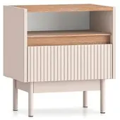 Petits-meubles NACHTTISCH Connie Kaschmir und Holz