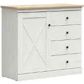 Petits-meubles KOMMODE Victoria Weiß und Holz