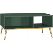 Petits-meubles Couchtisch Thalia , Grün, 90cm