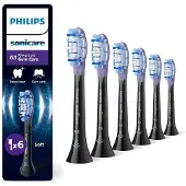 Philips Premium Gum Care HX9056/88 Bürstenköpfe (6er-Pack), 6 Stück(e), Schwarz, 3 Monat( e), Weich, 62000 Bewegungen pro Minute,