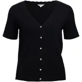 Object Kurzarm Strickjacke Schwarz S