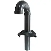 Fleck Flachdach Schwanenhals mit Flansch aus Bitumen DN100