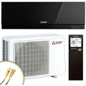Mitsubishi Mistubishi Split Klimaanlage Set | MUZ/MSZ-EF42VGKB | 4,2 kW | Quick-Connect
