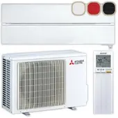 Mitsubishi Klimaanlage Set | MSZ-LN | Hyper Heating | Natural White | 3,5 kW