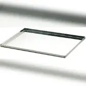 Matfer Edelstahl-Backblech mit geraden Rändern, 60x40 cm (713401)