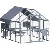 Wiltec Freilaufgehege Katzen 280X187X187Cm Katzenfreigehege Holz Außengehege