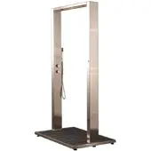 Ideal Modell 70 Gartendusche Samoa mit WPC Plattform anthrazit