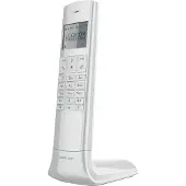 Logicom Luxia 150, DECT-Telefon, Kabelloses Mobilteil, Freisprecheinrichtung, 50 Eintragungen, Anrufer-Identifikation, Grau