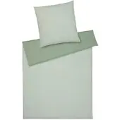 Elegante Soft-Flanell Bettwäsche Tender tannengrün Kissenbezug einzeln 40x80 cm