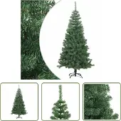 The Living Store Künstlicher Weihnachtsbaum L 240 cm Grün