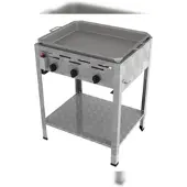ChattenGlut Professional Gastrobräter 3-flammig Standgerät 10,8kW und Pfanne