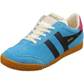Gola Classics Elan Low Pro Lace Retro Santorini Damen Sneaker in Blau Schwarz – undefined / Blau Schwarz