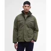 Barbour für Herren. MWB1086 Ogston Wasserdichte Jacke grün (XL), Lässig, Baumwolle