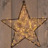 Annas collection Stern Metall 160 LED 36 cm klassisch warm