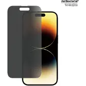 PanzerGlass Privacy Case Friendly Anti-Bacterial Displayschutzfolie für das Apple iPhone 14 Pro