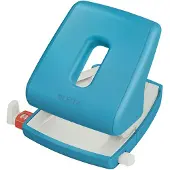 Leitz Locher 5004 Cosy, für bis zu 30 Blatt, minimalistisches Design, blau