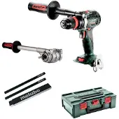 Metabo Akku-Bohrschrauber BS18LTXBLQI+Drehmomentvorsatz + Bleistifte + Meterstab