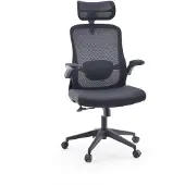 MyBuero Home Office Bürostuhl Vertuflex Schreibtischstuhl mit abklappbaren Armlehnen Stoff / Netzstoff Drehstuhl