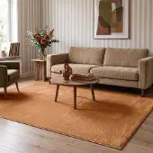 NATURL. Waschbarer Teppich - Vivid Terrakotta 200x280 cm