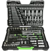 JBM Werkzeugsatz 216 Stücke Silber Silber One Size