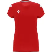 MACRON Oxygen Trikot Kurzarm Damen - Rot / Weiß