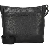 Mandarina Duck Mellow Leather - Umhängetasche L 35 cm (nero)