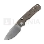 Vosteed Porcupine TiSlim - Stonewash - Titanium Taschenmesser, Antique Brasswash