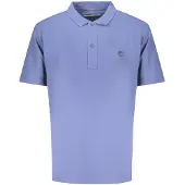 Timberland Herren Kurzarm-Poloshirt Blau | Regular Fit mit Stickerei