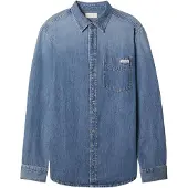 Calvin Klein Jeanshemd "VINTAGE INDIGO" Regular fit mit Rundhalsausschnitt