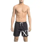 Bikkembergs Schwimmshorts mit römischer Zahlen Grafik