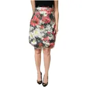 Dolce&Gabbana - Jupe droite crayon à motifs floraux pour femme