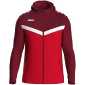 Jako Iconic Kapuzenjacke Herren - Rot / Bordeaux